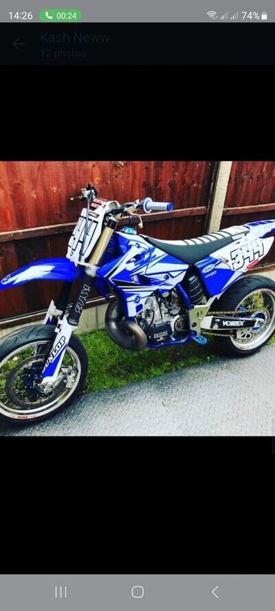 STUNNING YAMAHA YZ 250 2004 SUPERMOTO