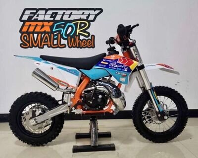 FACTORY MX 50R 2 STROKE 50cc MOTOCROSS DIRT BIKE AUTO LIKE KTM SX50 HUSKY TC50