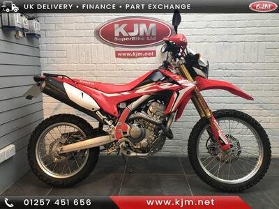 HONDA CRF250L, 2017/67, JUST 3,577 MILES COVERED WITH EXTRAS