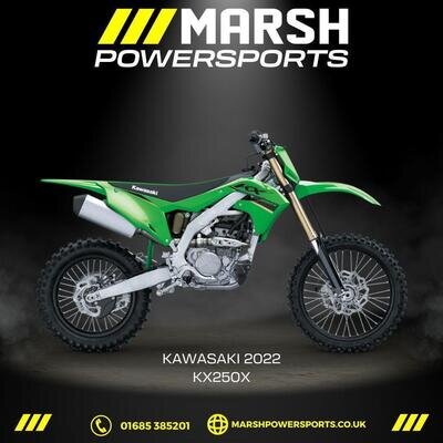 Kawasaki KX250X 2022 Model - Kawasaki Main Dealer - REDUCED! Free Road Reg 24!