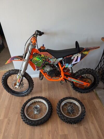 KTM SX 50 with Extras And Big & Small Wheels